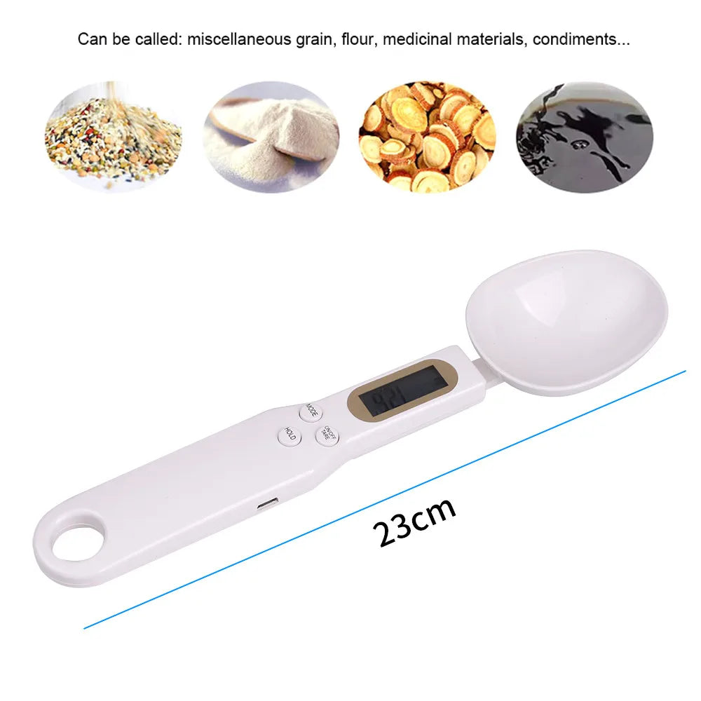 500g/0.1g measuring Scale LCD Digital Kitchen Measuring Spoon Electronic Food Weight Spoon Scale Cake baking accessories