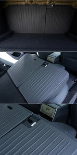 Floor Mats for Tesla Model Y 2021-2024 Accessories Waterproof Trunk Mat TPE Pads for Tesla Model 3 2024 Highland Accessories