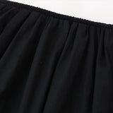 2024 New Women's Balloon Mini Skirt with Wide Elastic Waist and Comfortable Swing Fashion for Women