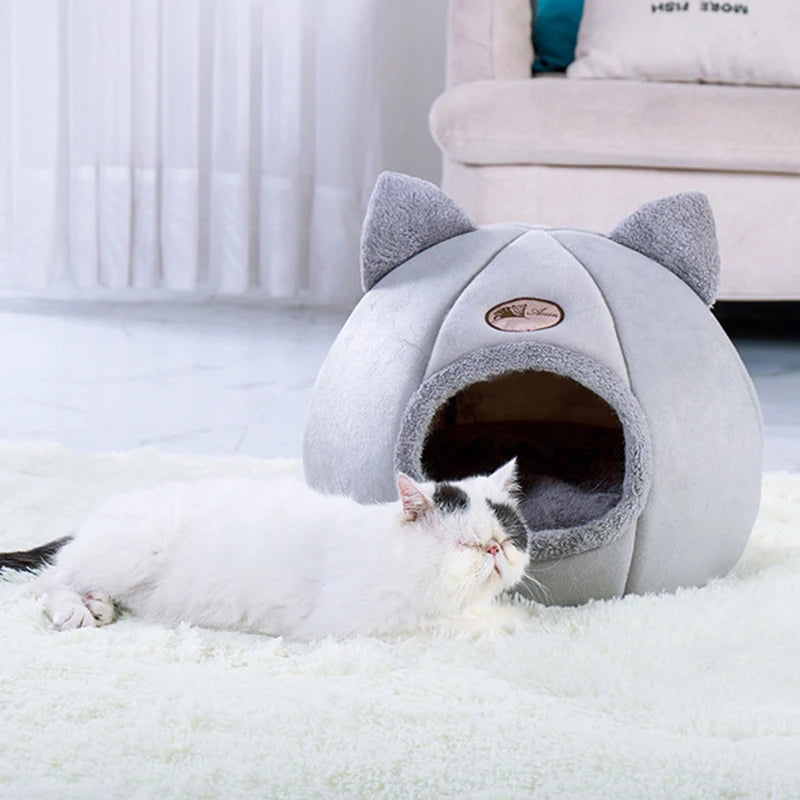 Cat House Cat Bed Pet Bed Soft Whole Washable Winter Pet Cushion Pet Cushion Cat Dog Rabbit Bed