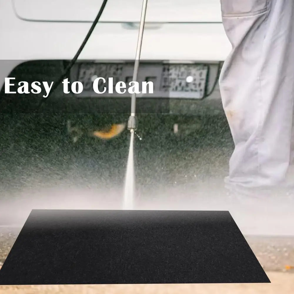 Garage Floor Mats Waterproof Under Absorbent Oil Pad Car Repair Maintenance Indoor Outdoor Washable Carpet for Motorbikes