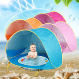 Baby Beach Tent Shade Pool UV Protection Sun Shelter Infant Outdoor Toys Swimming Pool Play House Tent Toys for Kids Children