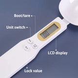 1Pc LCD Digital Measurement Adjustable Weighing Spoon Kitchen Scale Electronic Measuring Spoon Coffee Powder Scale Baking Scale