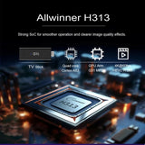 G96 ATV Mini Q6 TV Stick Android13.0 Allwinner H313 Quad Core Cortex A53 Support 8K Video 4K BT Voice Remote Smart TV Box