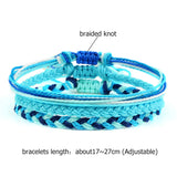 3Pcs/set Multi Color Tibetan Buddhist Bracelet Women Men Lucky Charm Adjustable Yoga Braided Rope Bracelets Friendship Jewelry