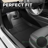 For Tesla Model Y 3 New Highland Floor Mat Trunk Luggage Mat LHD RHD 2017 to 2024 Left Right Rudder Four Seasons Floor Liner