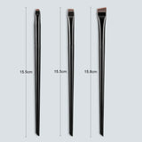 3 Pcs edge eyeliner brush oblique head eyebrow brush outline eyeliner brush ultra-thin eyeshadow brush makeup tools