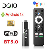 LEMFO DQ10 Android13 ATV Smart TV Stick Allwinner H618 Quad Core Cortex A53 Support 8K Video 4K Wifi6 Voice Remote Mini TV Box