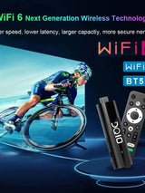 LEMFO DQ10 Android13 ATV Smart TV Stick Allwinner H618 Quad Core Cortex A53 Support 8K Video 4K Wifi6 Voice Remote Mini TV Box