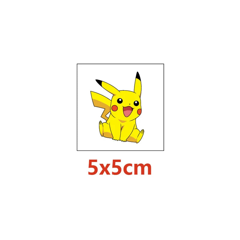 20Pcs/set Pokemon Pikachu Tattoo Stickers Cartoon Children's Temporary Tattoos Kids Girl Art Tattoos Birthday Gift