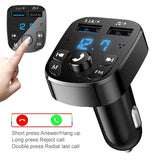 Car Charger FM Transmitter Bluetooth Audio Dual USB Car MP3 Player Autoradio Handsfree Charger 3.1A Fast Charger Car Accessories