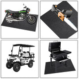 Garage Floor Mats Waterproof Under Absorbent Oil Pad Car Repair Maintenance Indoor Outdoor Washable Carpet for Motorbikes