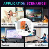 LEMFO DQ10 Android13 ATV Smart TV Stick Allwinner H618 Quad Core Cortex A53 Support 8K Video 4K Wifi6 Voice Remote Mini TV Box