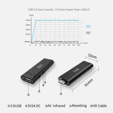 Android13.0 Mini 8K HDR10+ Smart TV Stick BT Voice Assistant AllwinnerH313 Quad Core Cortex A53 G96 ATV Media Player2GB16GB Q6