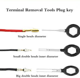 11Pcs Car Terminal Removal Repair Hand Tools Electrical Wiring Crimp Connector Pin Extractor Kit Keys Automotive Plug Pullers