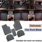 Universal Car Mats Waterproof PU Leather Auto Foot Pad Protector Automobile Interior Carpet Front Rear mats Set Car Floor Mats