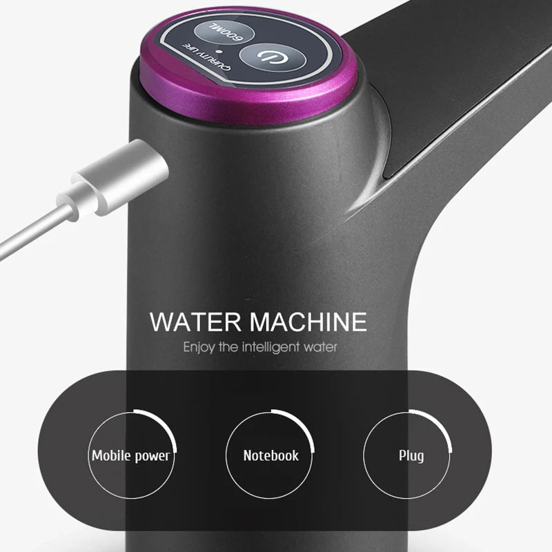 Automatic Electric Water Dispenser USB Barreled Water Pump Water bottle Gallon Drinking Bottle Switch Water Treatment Appliances